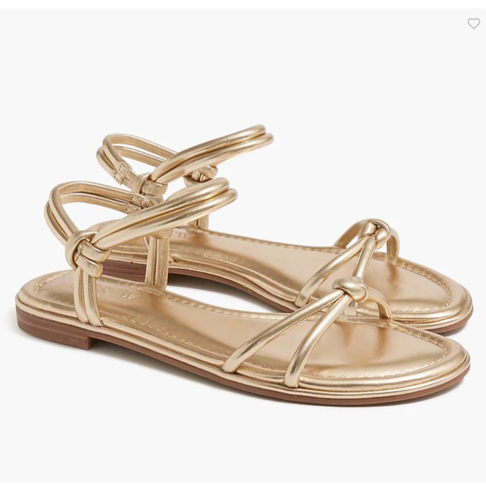 J. Crew Knot ankle-strap sandals NWT